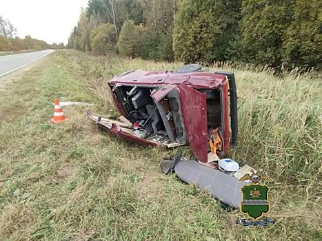 У «Жигулей» после аварии отвалилась крыша