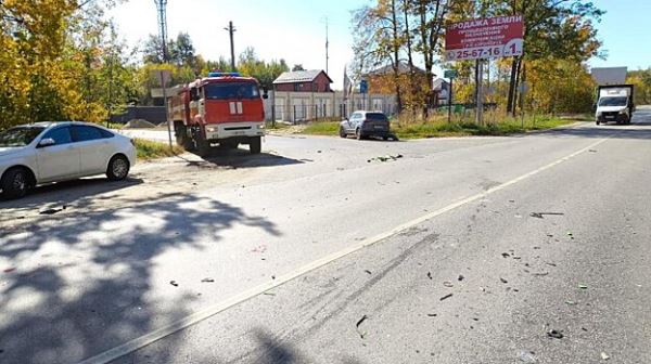 В Ленинском Лесхозе мотоциклист пострадал в ДТП с автомобилем