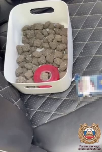 Ростовские гаишники опознали наркотики в камнях, лежавших в машине